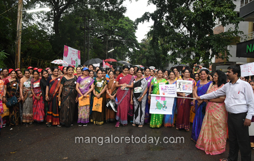 first ever Saree Walk in mangalore